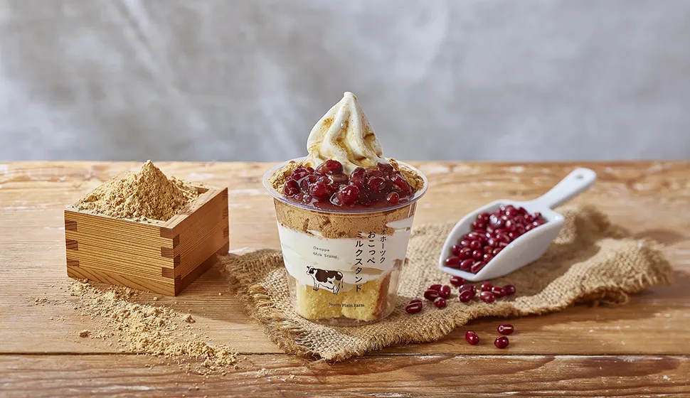 姉妹店「オホーツク おこっぺミルクスタンド 阪神梅田本店」（大阪府 北区）