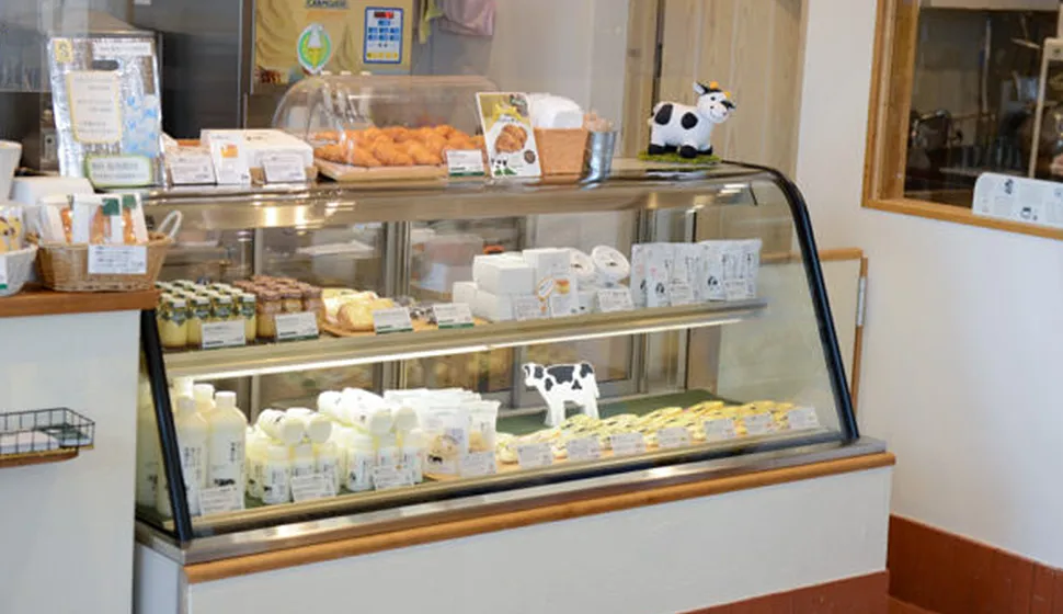 姉妹店「ミルクスタンド エスペリオ」（北海道 上川郡）