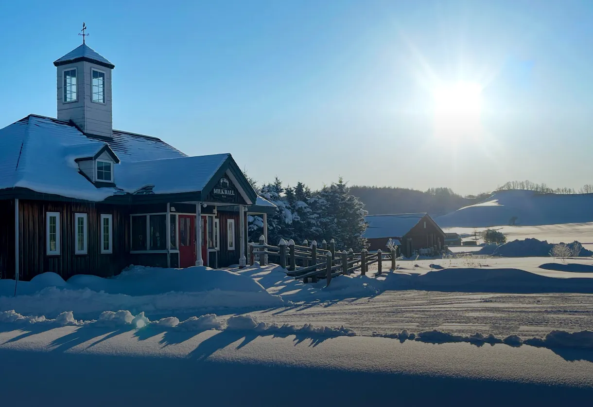 ノースプレインファームの直営店、最近のミルクホール